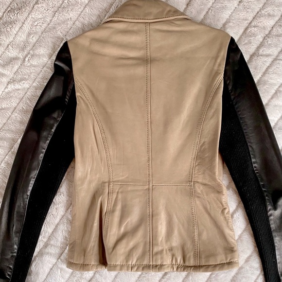 LEATHER MOTO JACKET | VINTAGE MICHEAL KORS - Picture 2 of 10